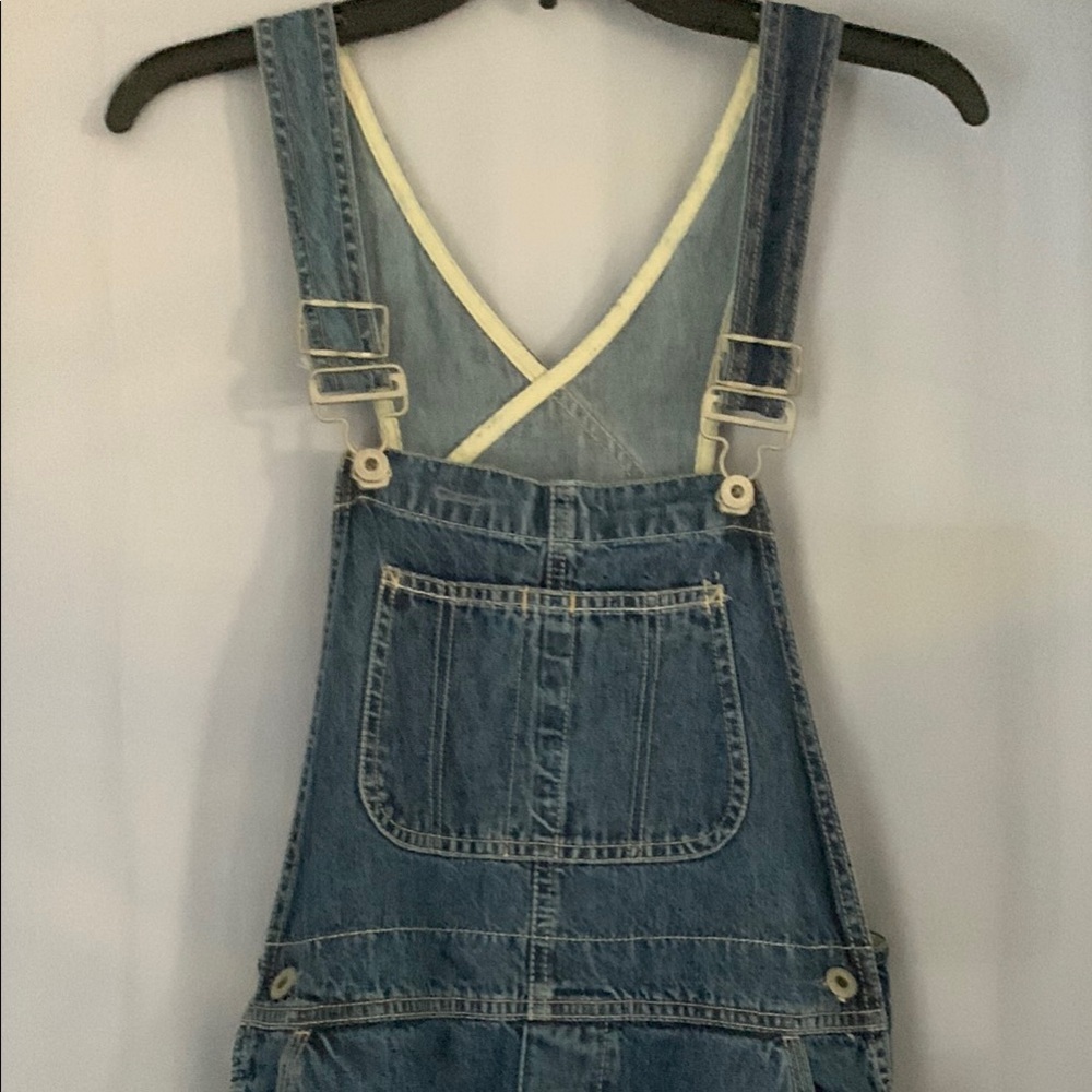 GAP - NWT - X-Small - Blue Denim OVERALLS - INDUSTRIAL DENIM - Vintage - Picture 4 of 12